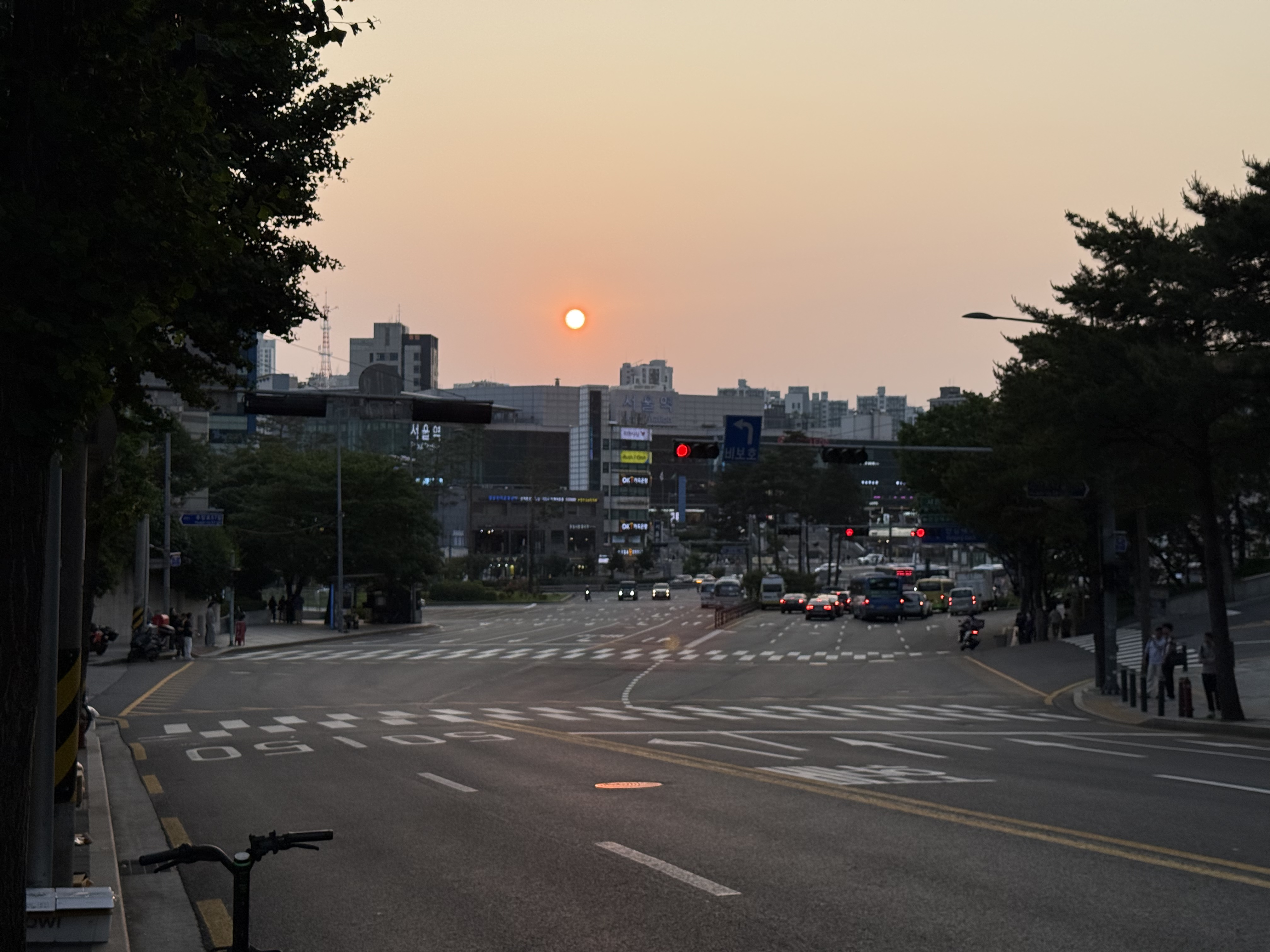 首尔·厚岩洞日落