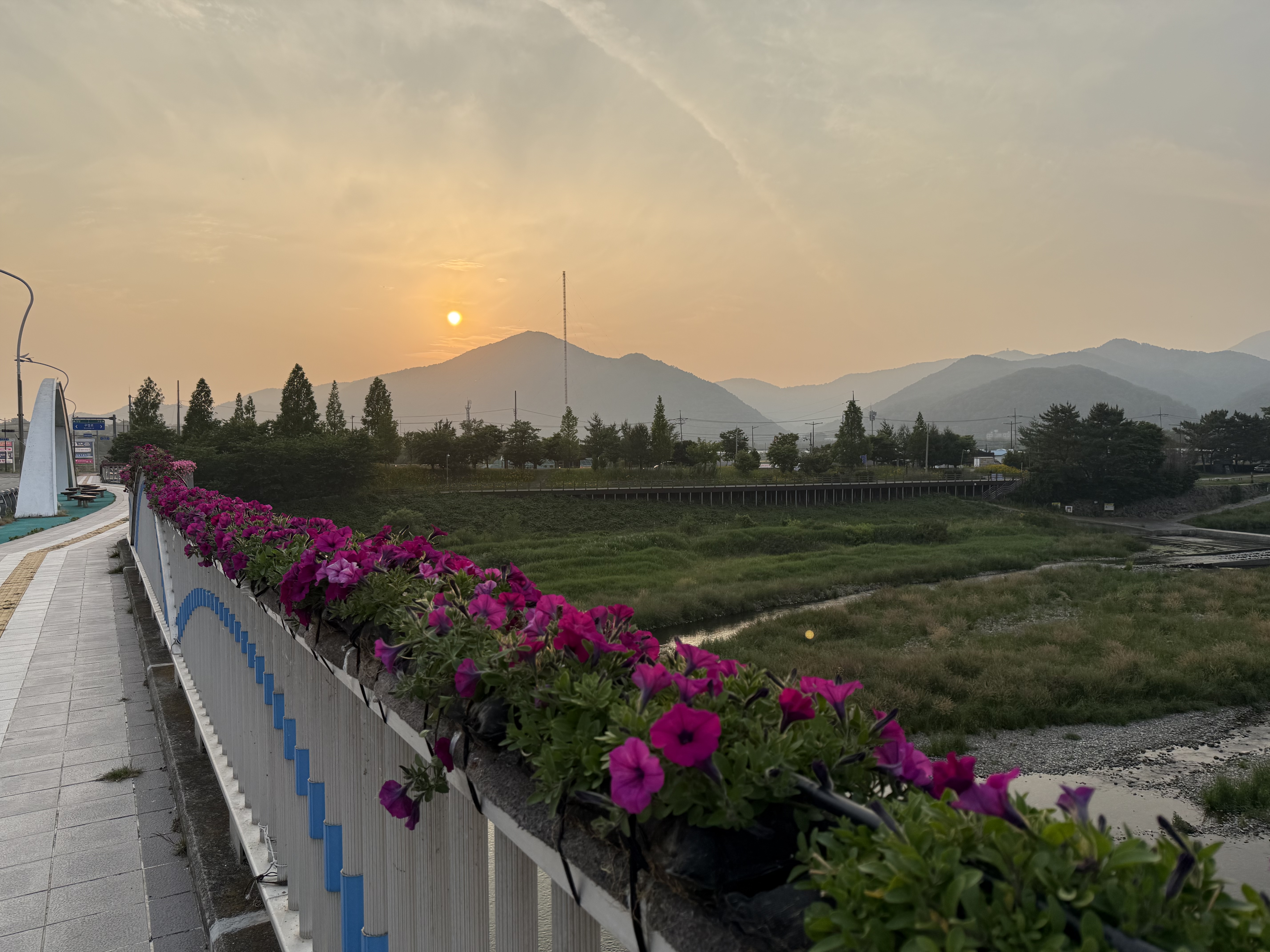 蔚山·仙岩桥日落
